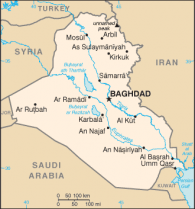 Iraq CIAWFBMap