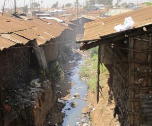 Though estimates vary, roughly 1 million people live in Kibera (Photo by Dayna H